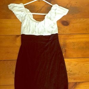 Black&White Bust, Pencil Dress